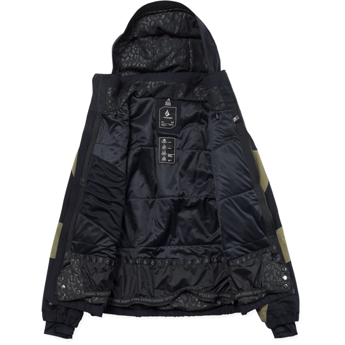 Volcom Women's Shelter 3D Stretch Jacket Black 2027 Womens Snowboard Jackets