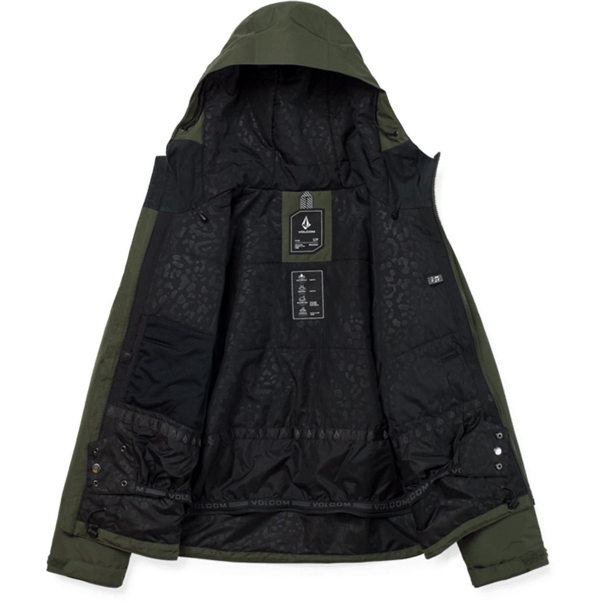 Volcom Women's Steele Insulated Jacket Dark Green 2027 Womens Snowboard Jackets