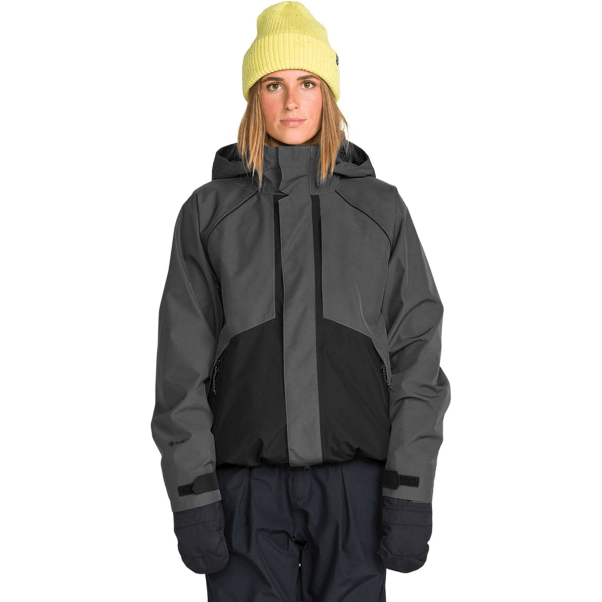 Volcom Women's Yourfav Baggy Gore Jacket Dark Grey 2027 Womens Snowboard Jackets