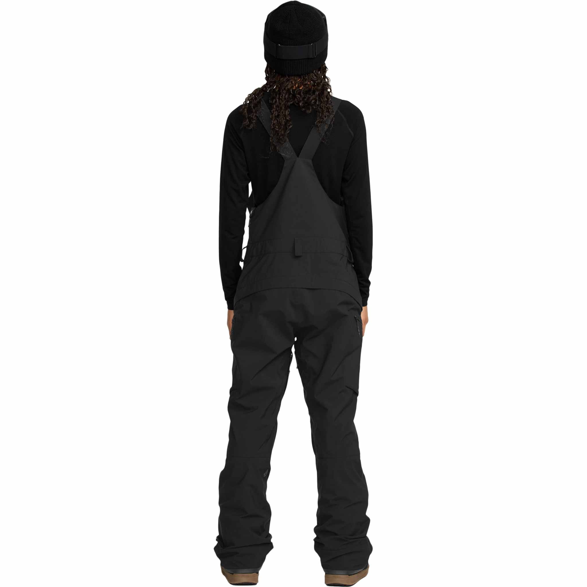 Volcom Womens Ash Stretch Gore Bib Overall Black 2026 Womens Snowboard Pants