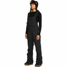 Volcom Womens Ash Stretch Gore Bib Overall Black 2026 Womens Snowboard Pants