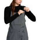 Volcom Womens Ash Stretch Gore Bib Overall Dark Grey 2026 Womens Snowboard Pants