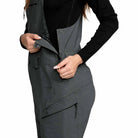 Volcom Womens Ash Stretch Gore Bib Overall Dark Grey 2026 Womens Snowboard Pants