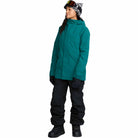 Volcom Womens Creston 3D Stretch Bib Overall Black 2026 Womens Snowboard Pants