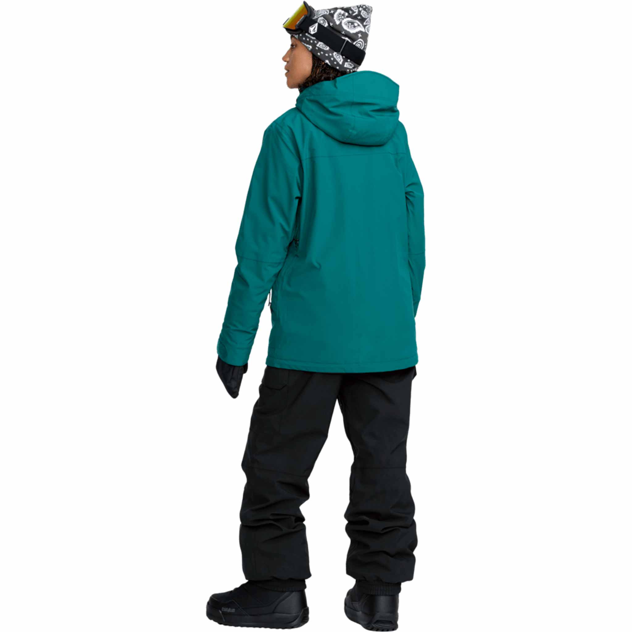 Volcom Womens Creston 3D Stretch Bib Overall Black 2026 Womens Snowboard Pants