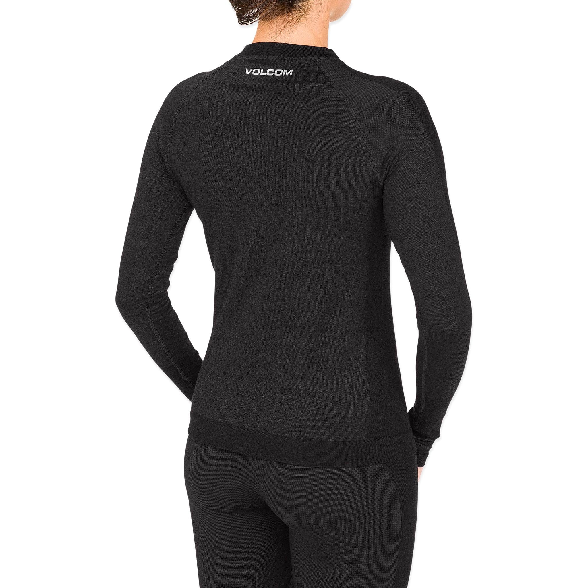 Volcom Womens Engineered Crew Black 2025 Womens Thermal