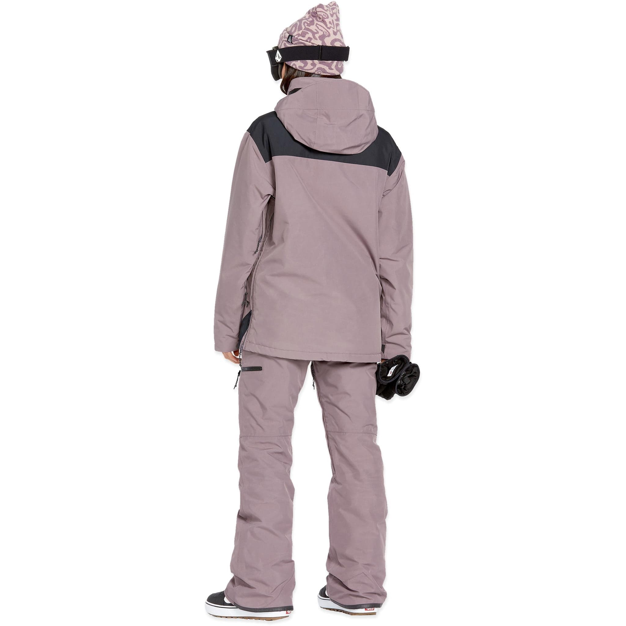 Volcom Womens Fern Insulated Gore-Tex Pullover Dusty Lavendar 2025 Womens Snowboard Jacket