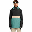 Volcom Womens Harlan Pullover Spruce Green 2026 Womens Snowboard Jacket
