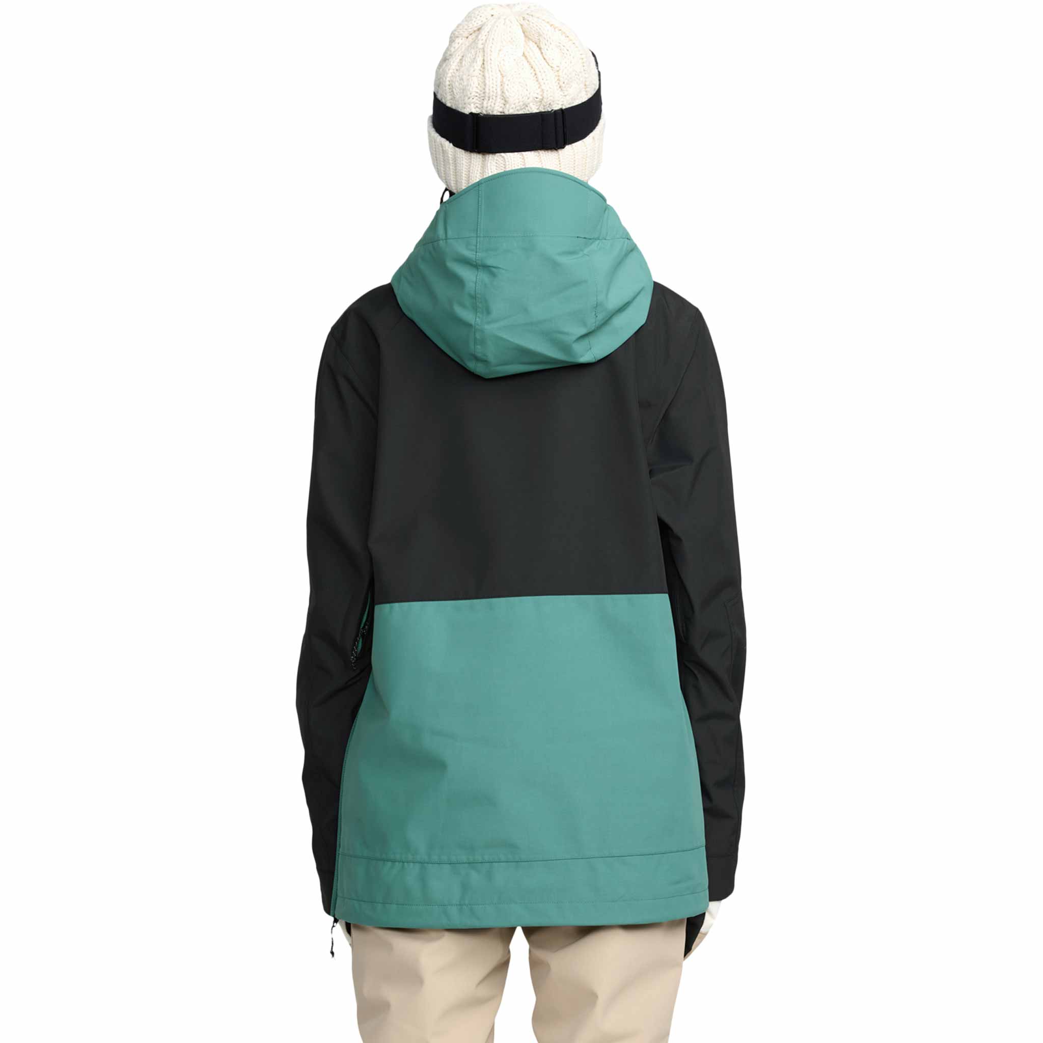 Volcom Womens Harlan Pullover Spruce Green 2026 Womens Snowboard Jacket