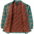 Volcom Womens Insulated Riding Flannel Jacket Atlantic Deep 2026 Casual Jackets