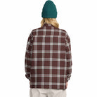 Volcom Womens Insulated Riding Flannel Jacket Oxblood 2026 Casual Jackets