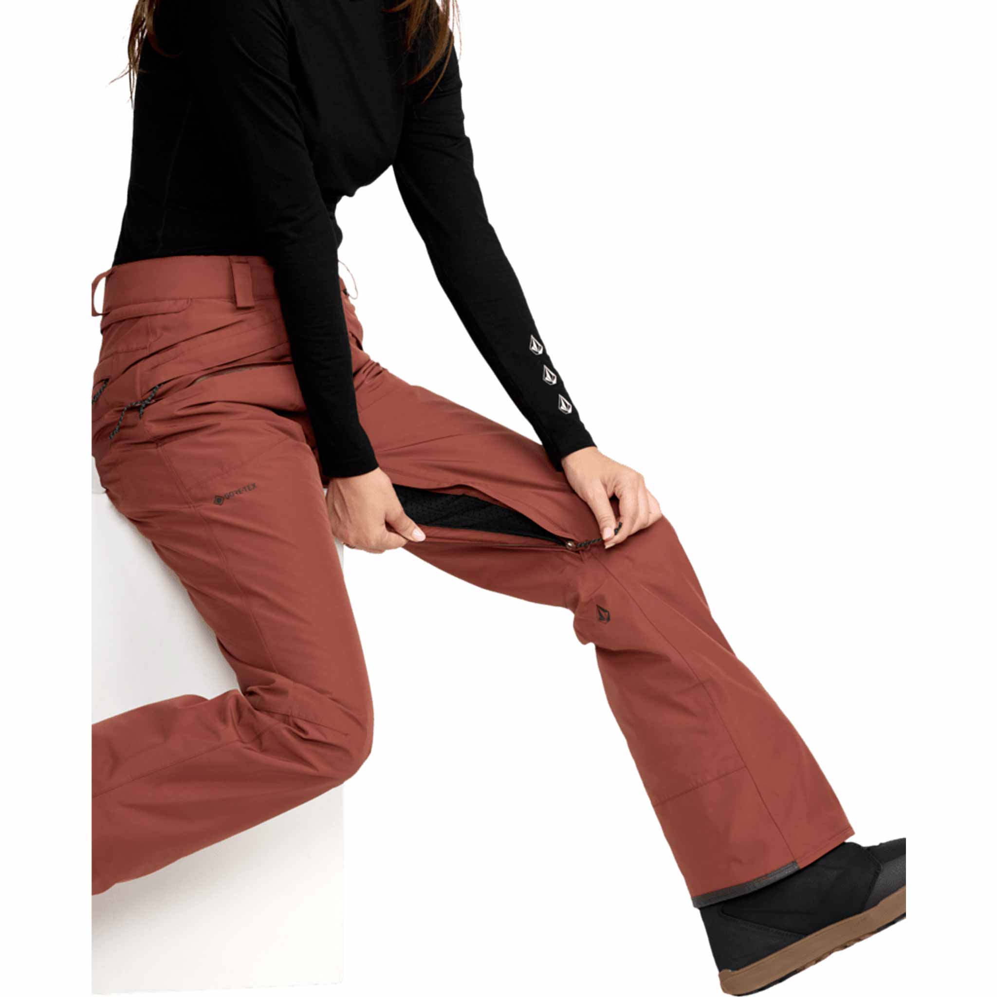 Volcom Womens Kanyon Insulated Gore Pant Henna 2026 Womens Snowboard Pants