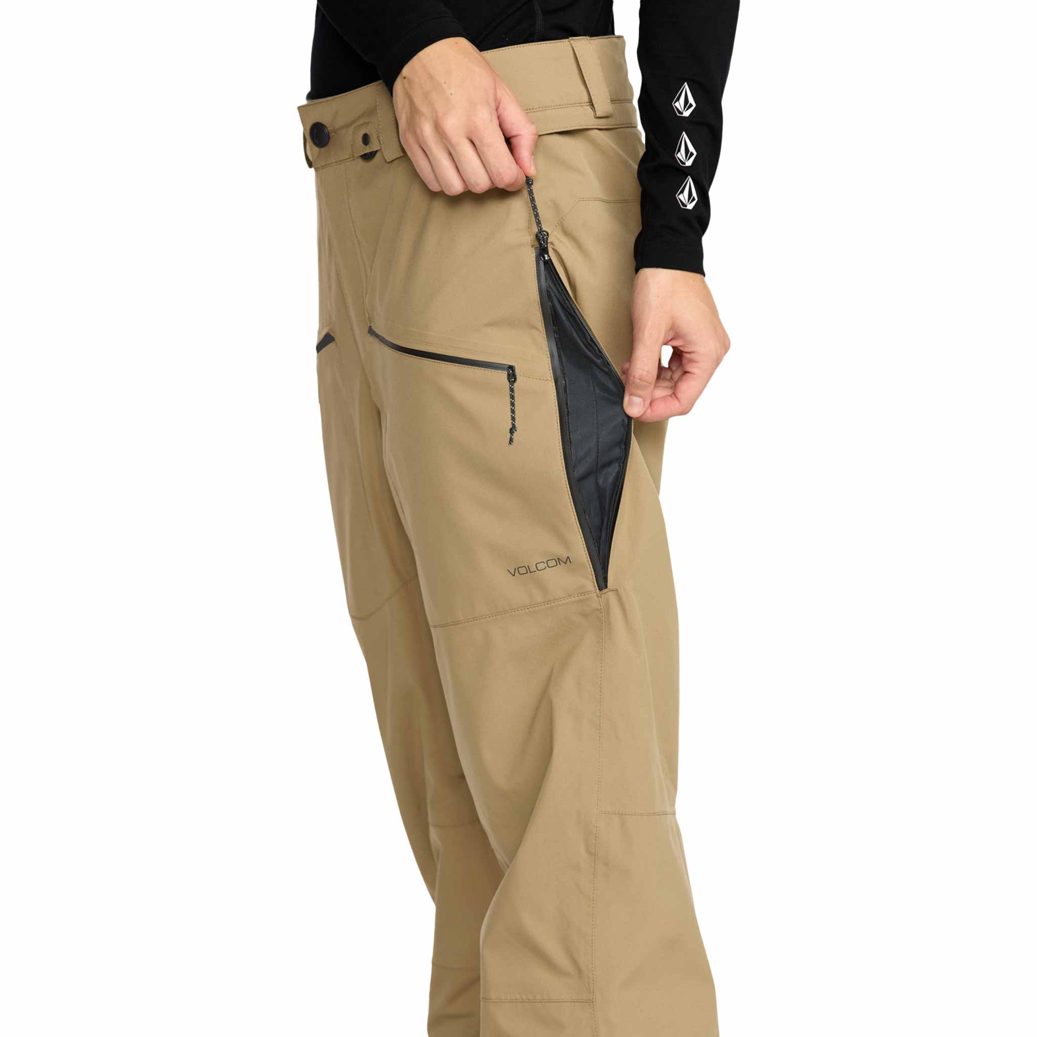 Volcom Womens Karat Stretch 30K Pant Bronze 2026 - Sanction Skate