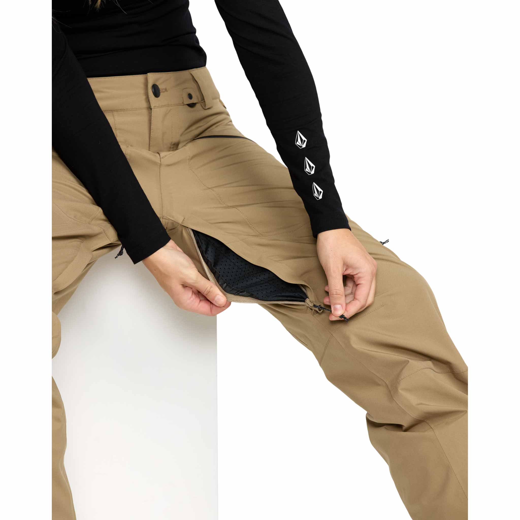 Volcom Womens Karat Stretch 30K Pant Bronze 2026 - Sanction Skate