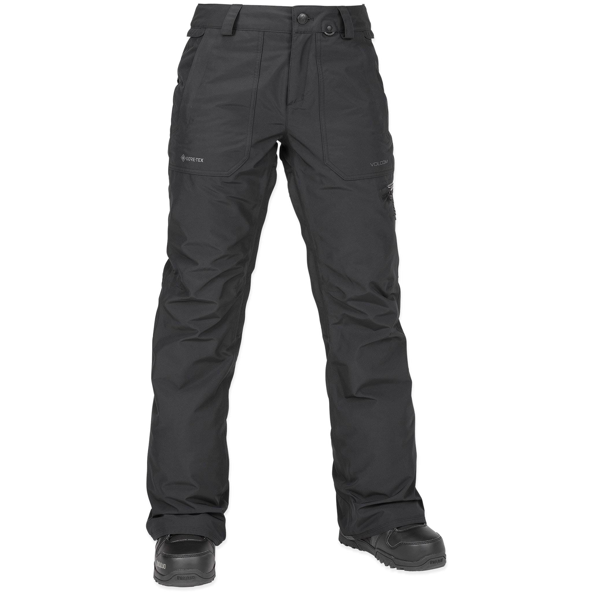 Volcom Womens Knox Insulated Gore-Tex Pant Black 2025 Womens Snowboard Pants