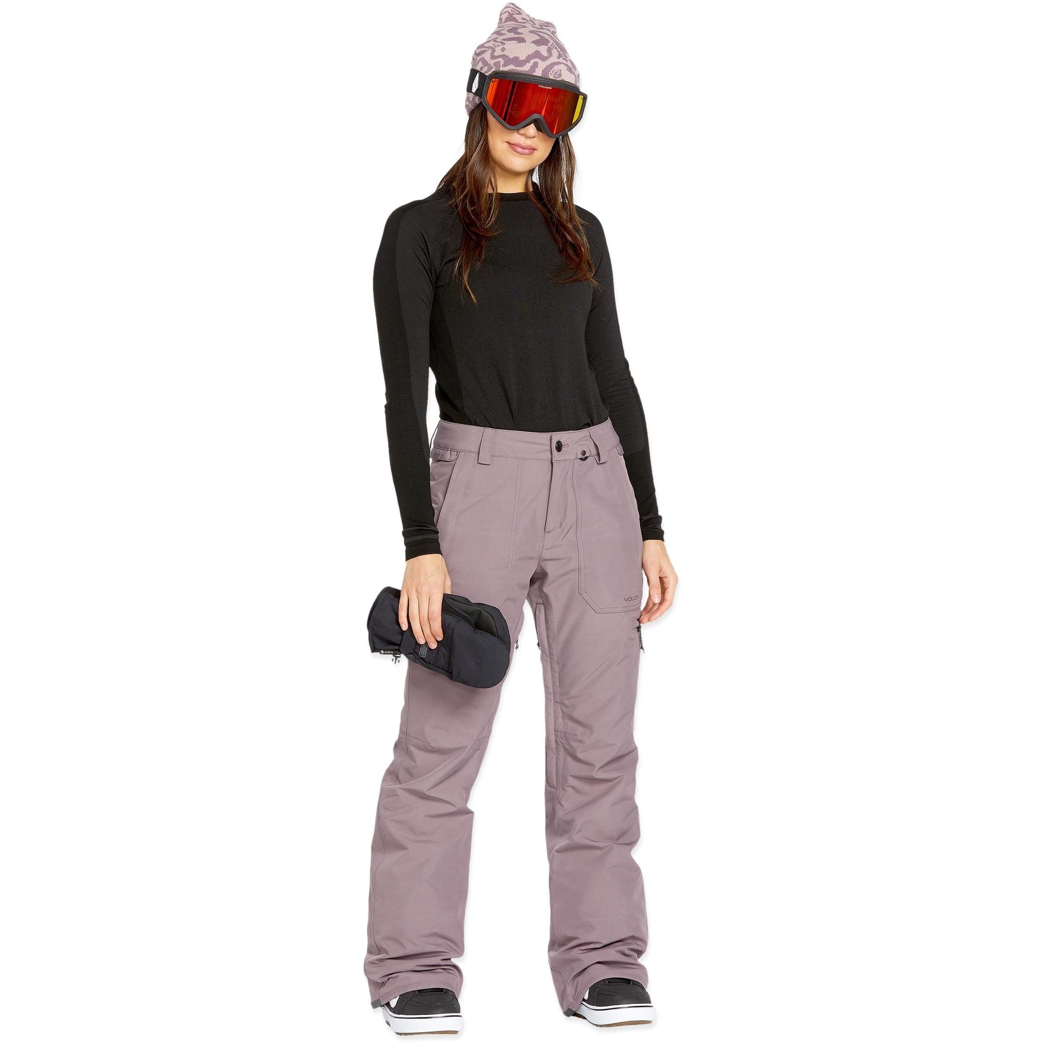 Volcom Womens Knox Insulated Gore-Tex Pant Dusty Lavendar 2025