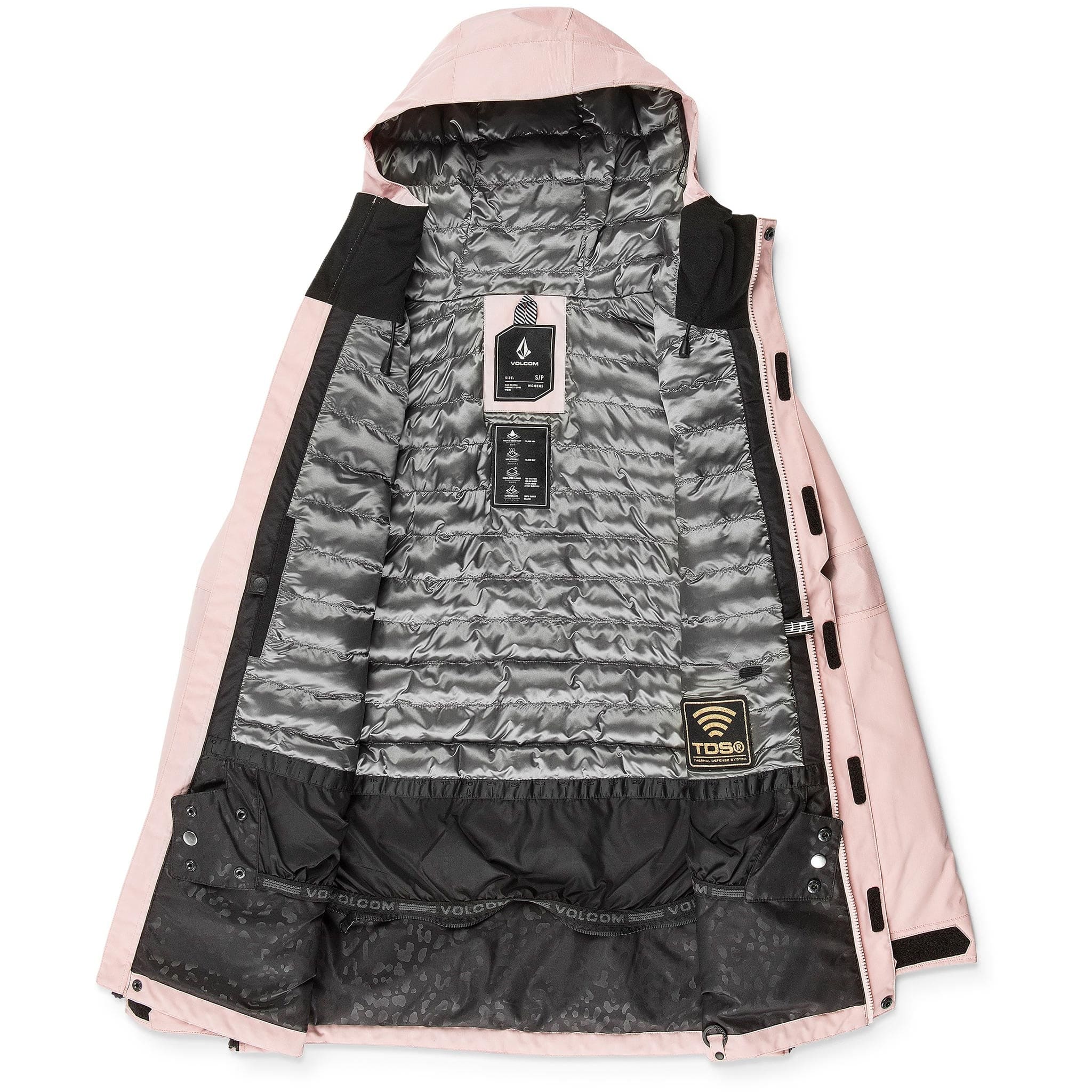 Volcom Womens Larx 2L TDS Infrared Parka Adobe Rose 2025 Womens Snowboard Jacket