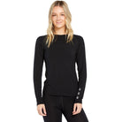 Volcom Womens Merino Blend Crew Black 2025 Womens Thermal