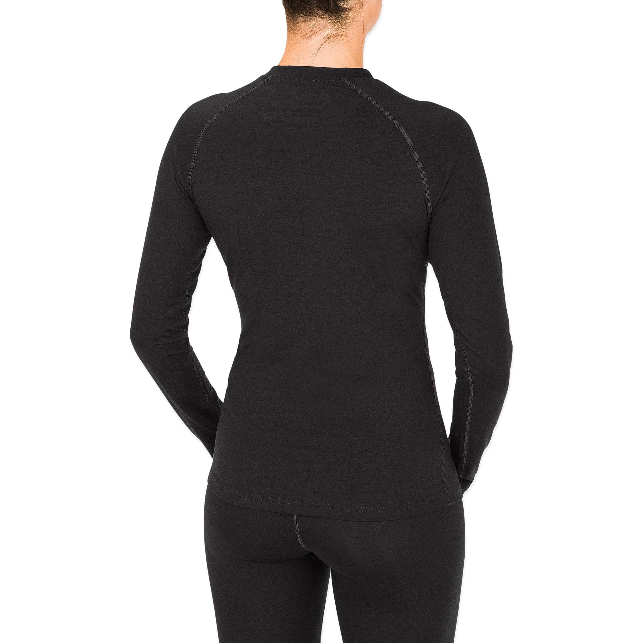 Volcom Womens Merino Blend Crew Black 2025 Womens Thermal