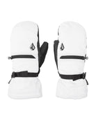 Volcom Womens Skye Gore-Tex Mitt White Gloves & Mitts