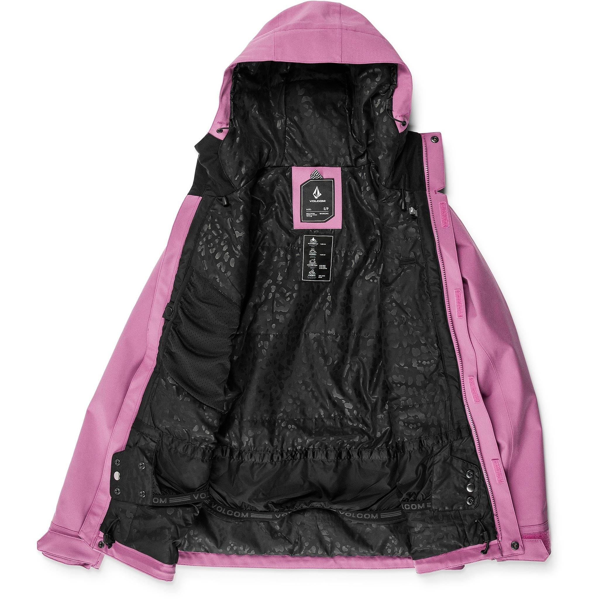 Volcom Womens Stoney Shadow Insulated Jacket Blurred Violet 2025 Womens Snowboard Jacket