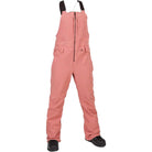 Volcom Womens Swift Bib Earth Pink 2024 Women's Snowboard Pants