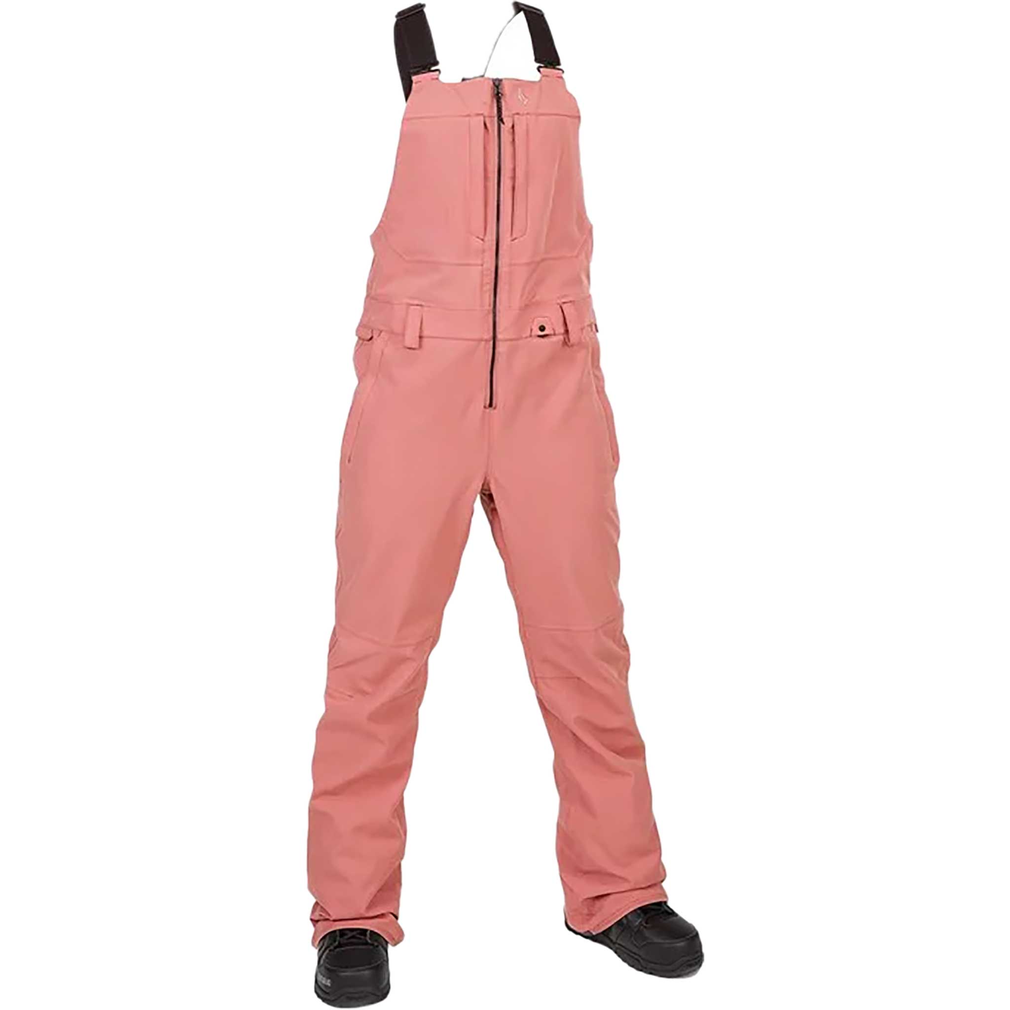 Volcom Womens Swift Bib Earth Pink 2024 Women's Snowboard Pants