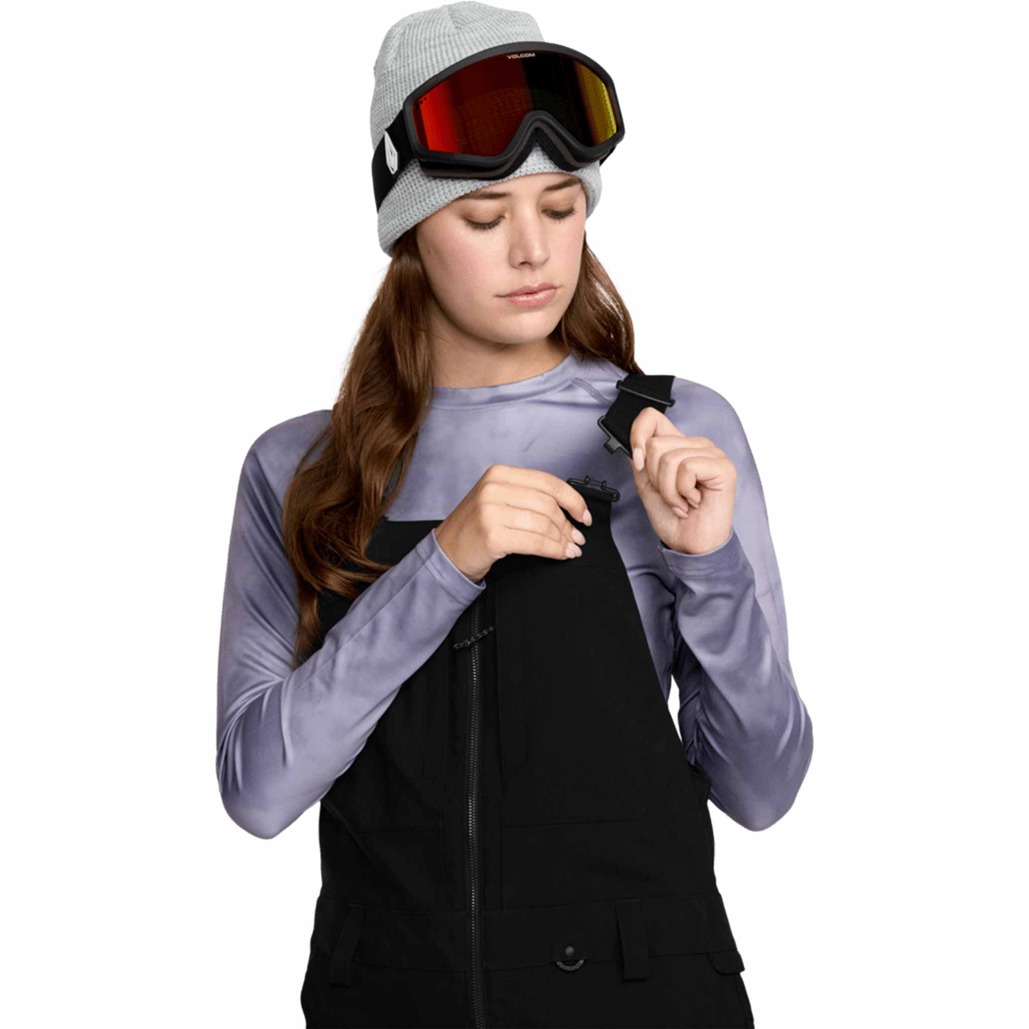 Volcom Womens Swift Bib Overall Black 2026 Womens Snowboard Pants