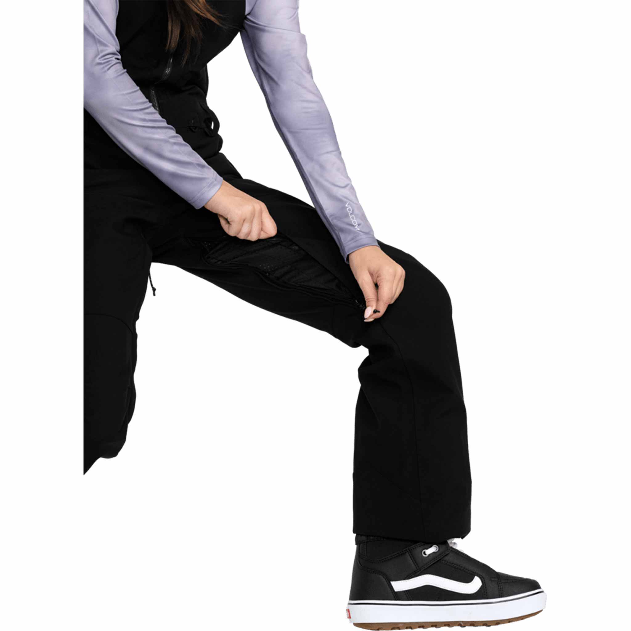 Volcom Womens Swift Bib Overall Black 2026 Womens Snowboard Pants