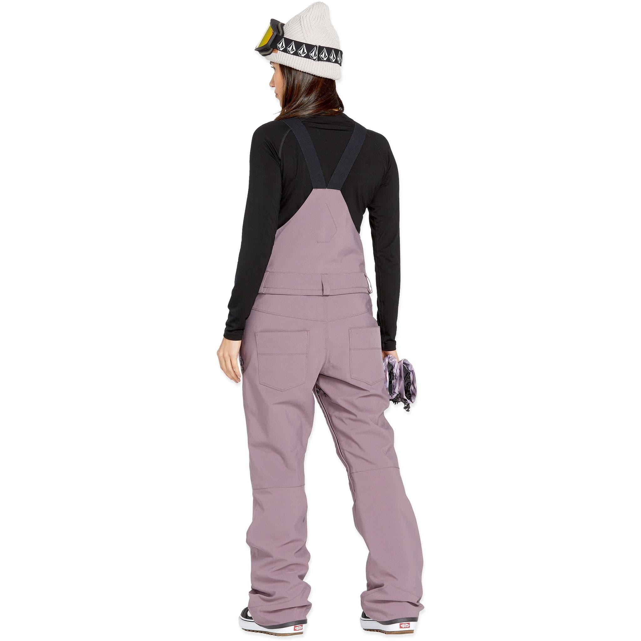 Volcom Womens Swift Bib Overall Dusty Lavendar 2025 Womens Snowboard Pants