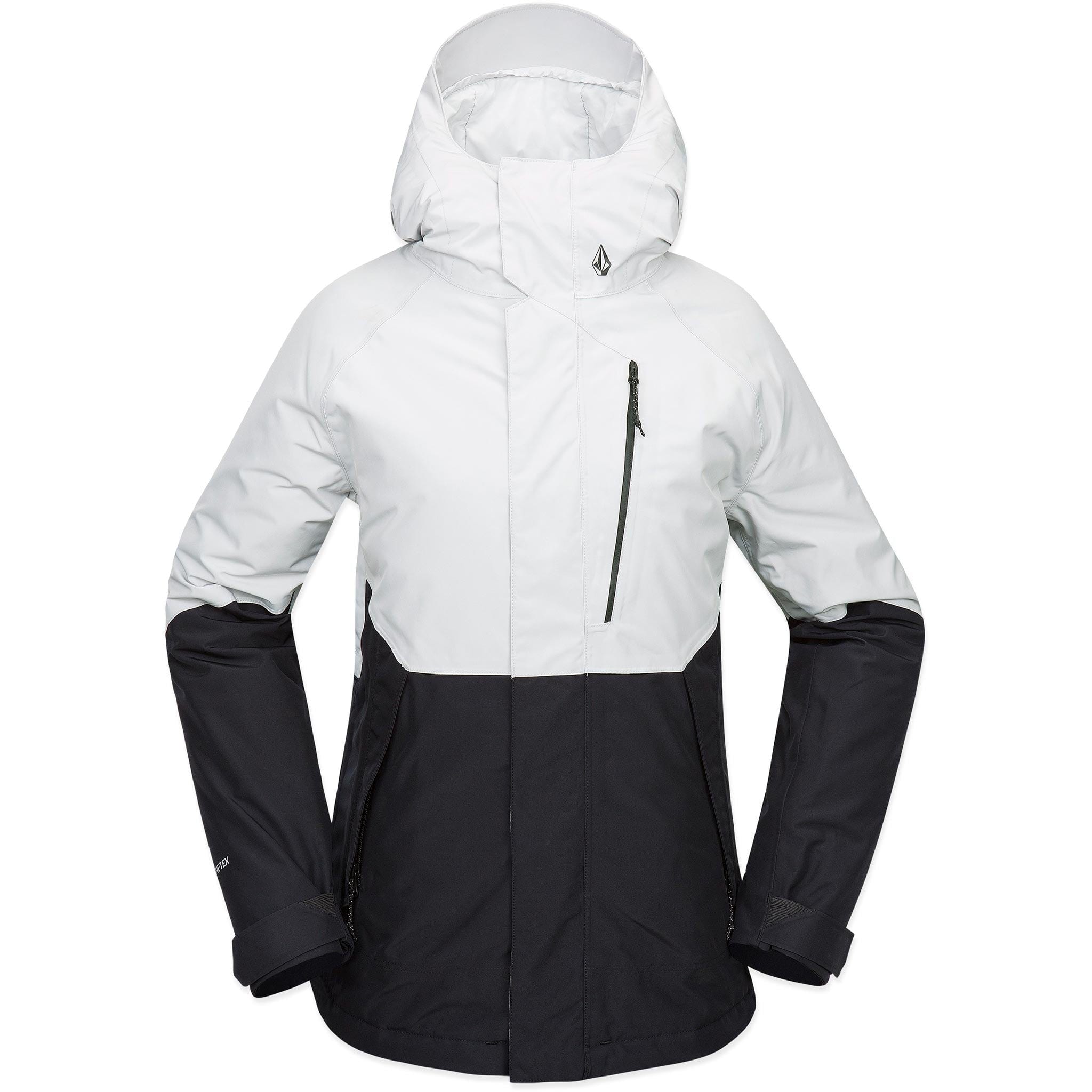 Volcom Womens V.Co Aris Insulated Gore-Tex Jacket Cloud Grey 2025 Womens Snowboard Jacket