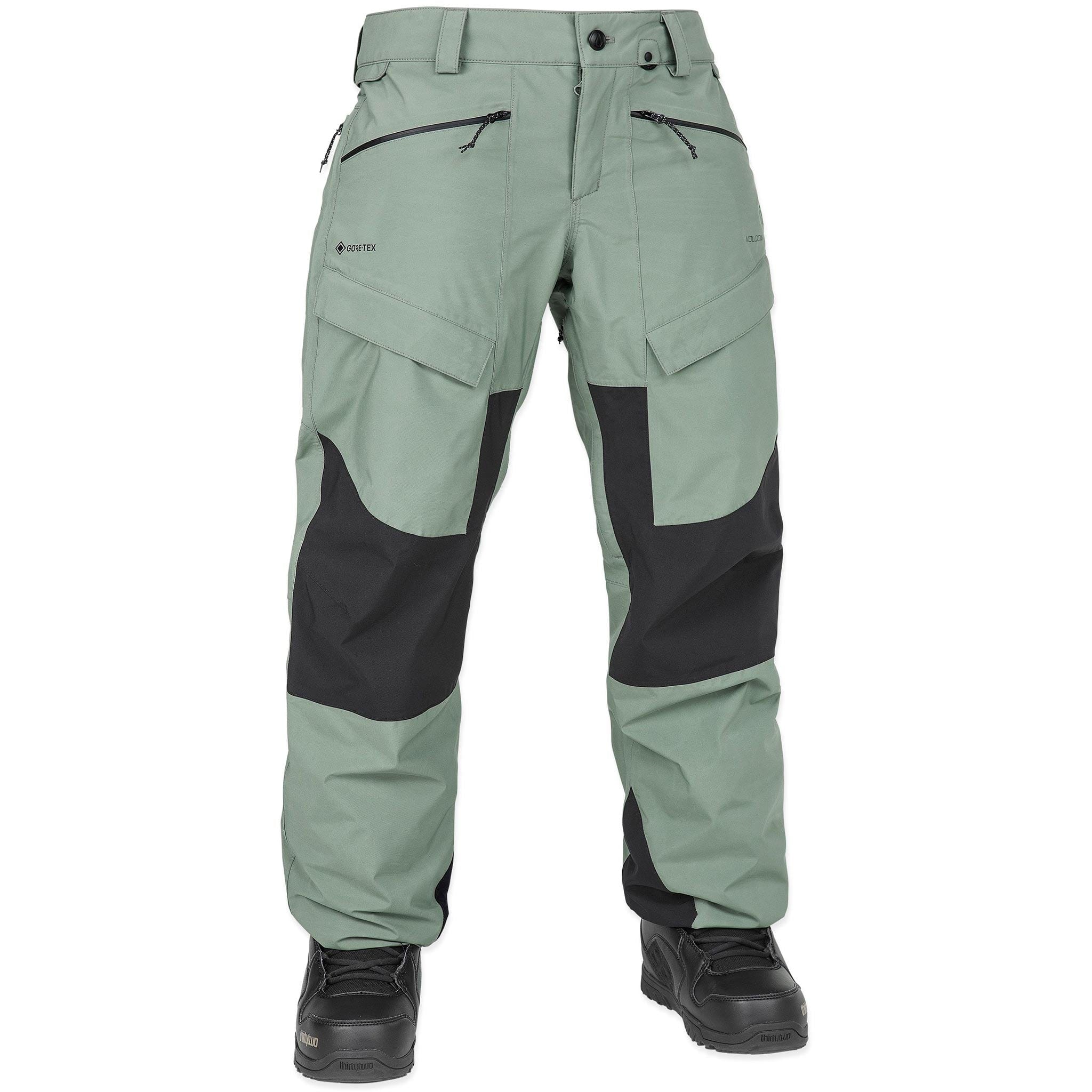 Volcom Womens V.Co At Stretch Gore-Tex Pant Lichen Green 2025 Womens Snowboard Pants