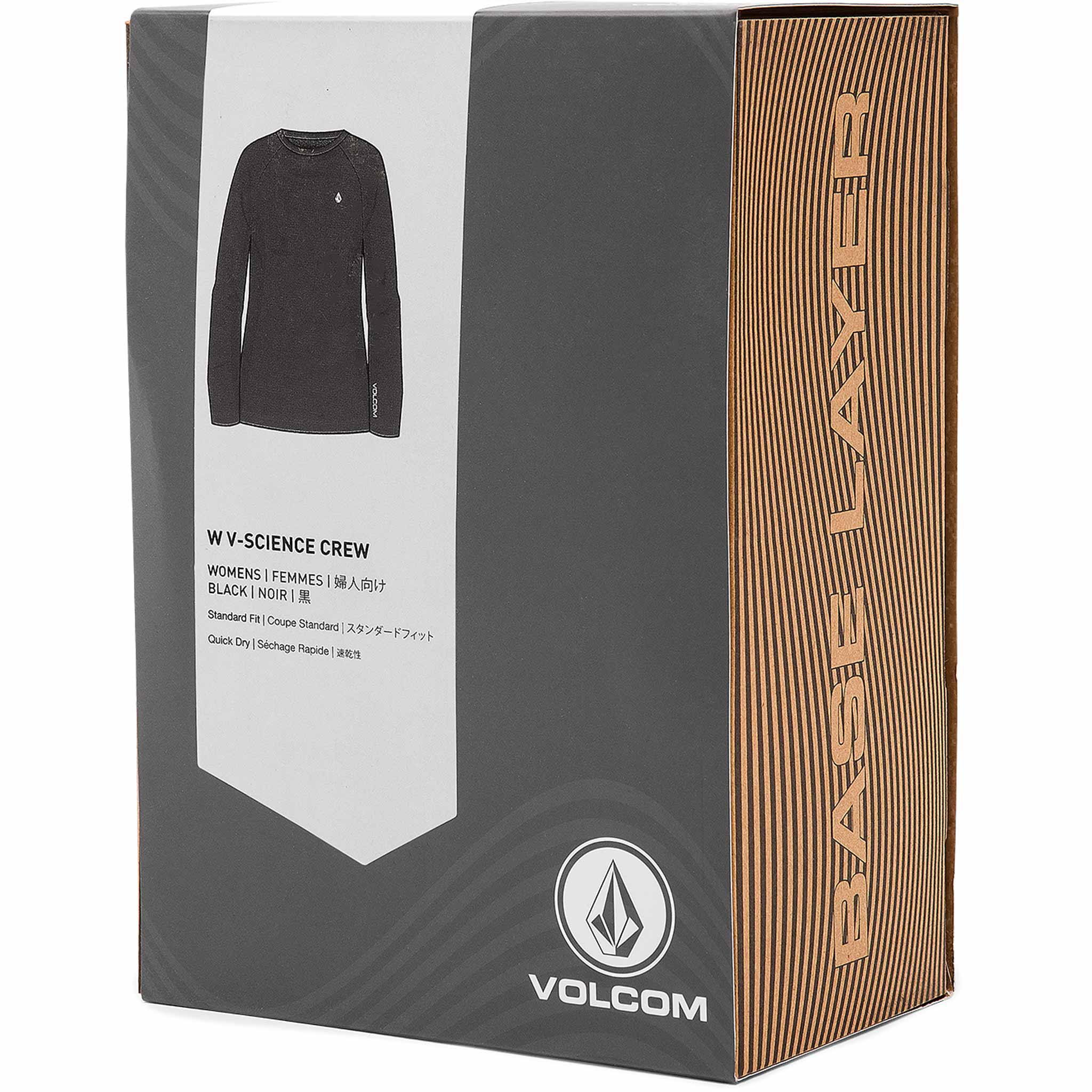 Volcom Womens V Science Crew Black 2026 Womens Thermal