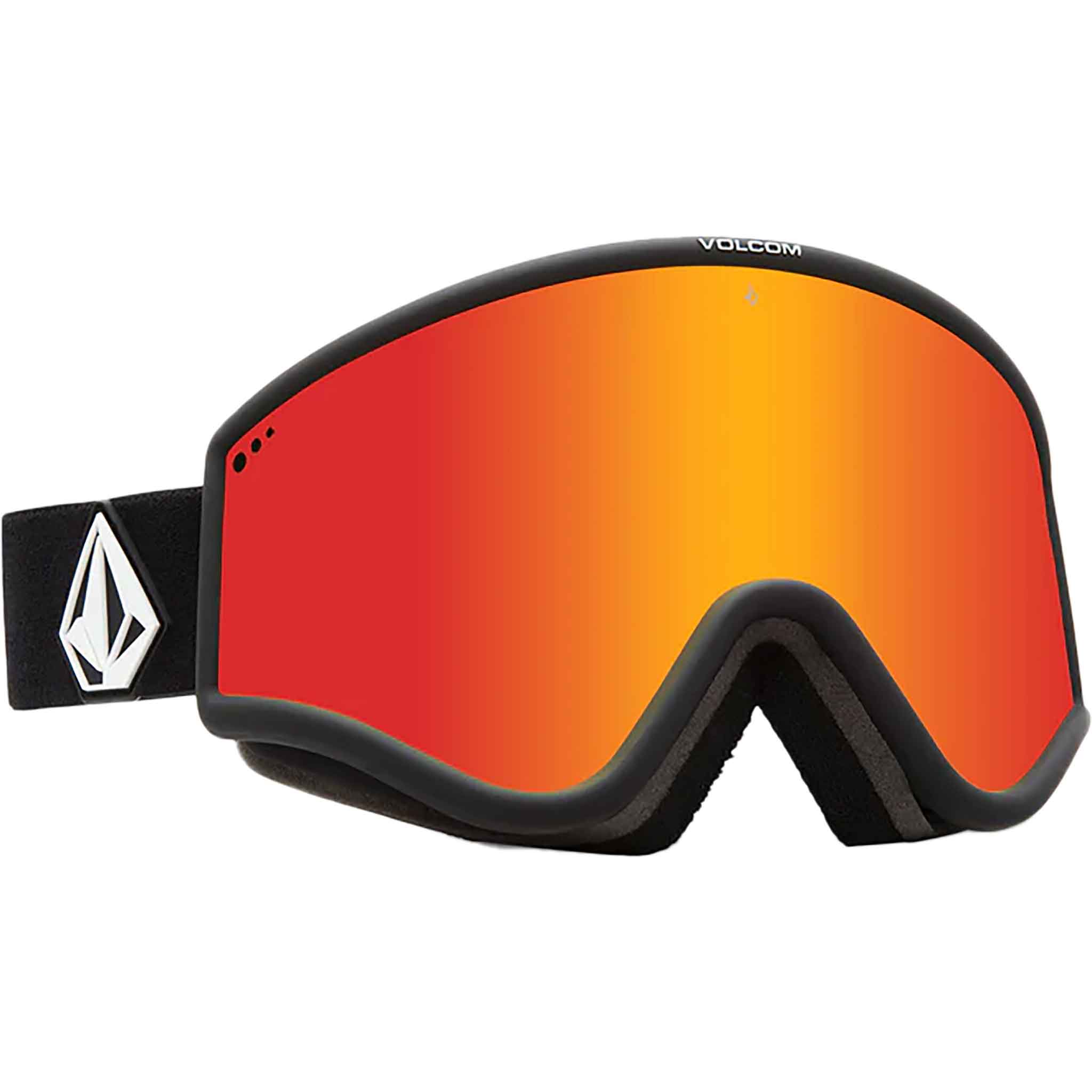 Volcom YAE Goggle Matte Black Red Chrome Goggles