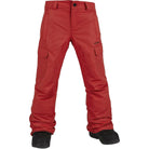 Volcom Youth Insulated Cargo Pant Burnt Red Youth Pants