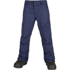 Volcom Youth Insulated Cargo Pant Navy Youth Pants