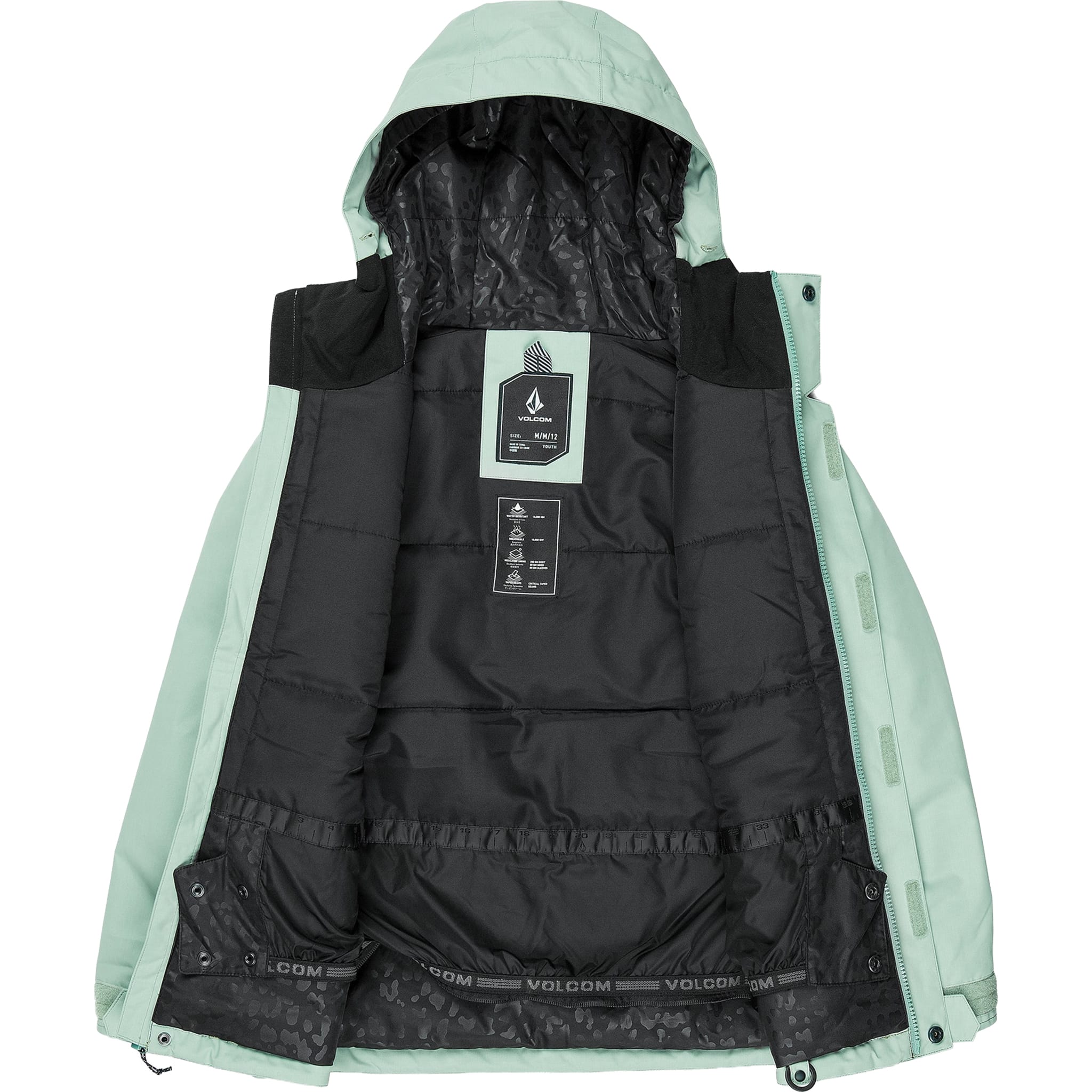 Volcom Youth So Minty Insulated Jacket Agave 2023 Youth Jackets