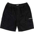 Welcome Chamber Corduroy Short Black Shorts