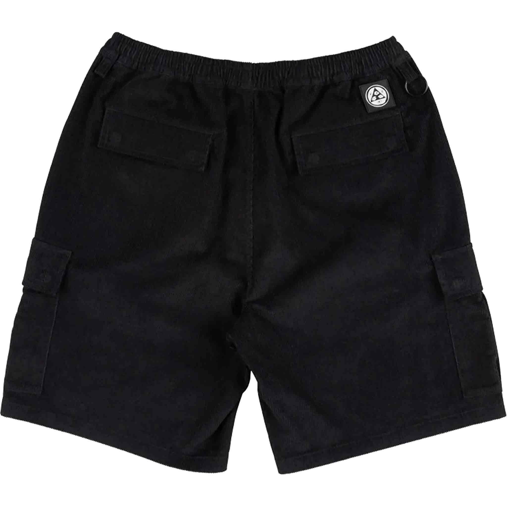 Welcome Chamber Corduroy Short Black Shorts