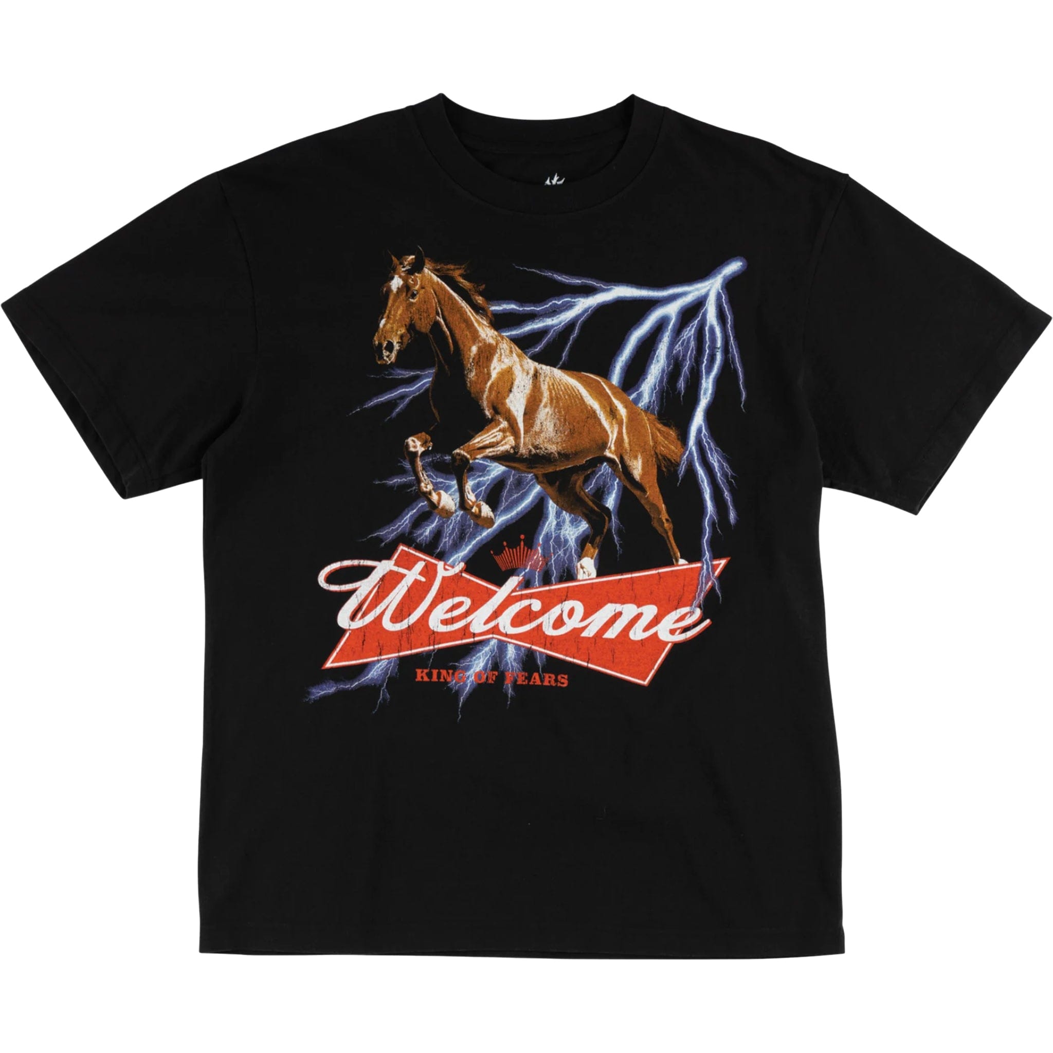 Welcome King of Fears Tee Black T Shirt
