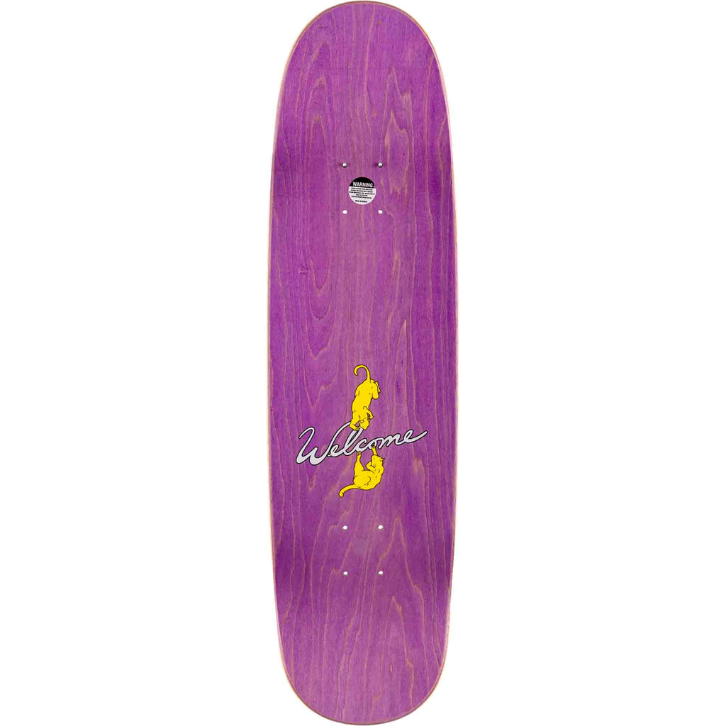 Welcome Nora Special Effects Sphynx 8.8" Glitter Foil Skateboard Deck Skateboard