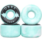 Welcome Orbs Specters Swirls Teal White 99a 52mm Skateboard Wheels
