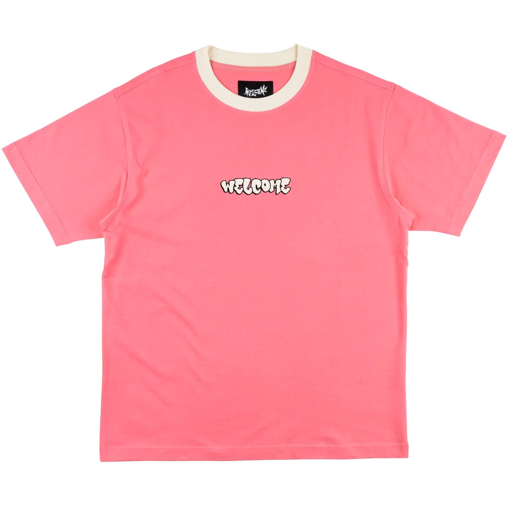 Welcome Puncher Tee Bubble Gum T Shirt