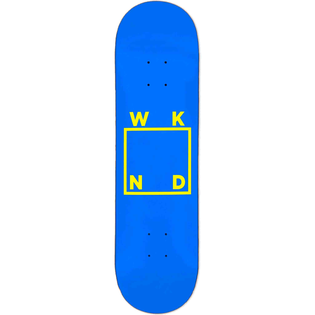 WKND Logo Blue/Yellow 8.25" Skateboard Deck Skateboard