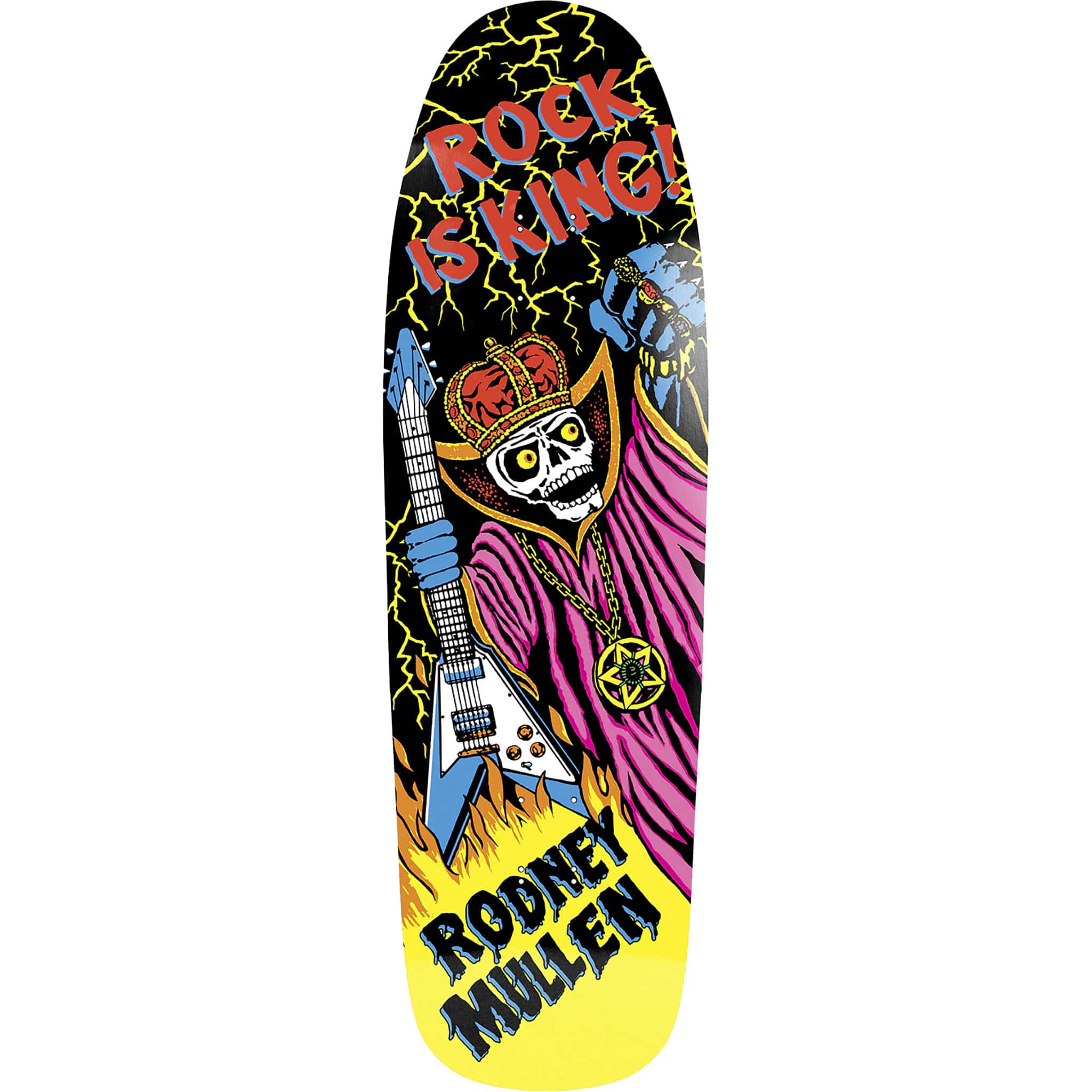 World Industries Mullen Rock Is King EX7 Skateboard Deck 9.625" Skateboard