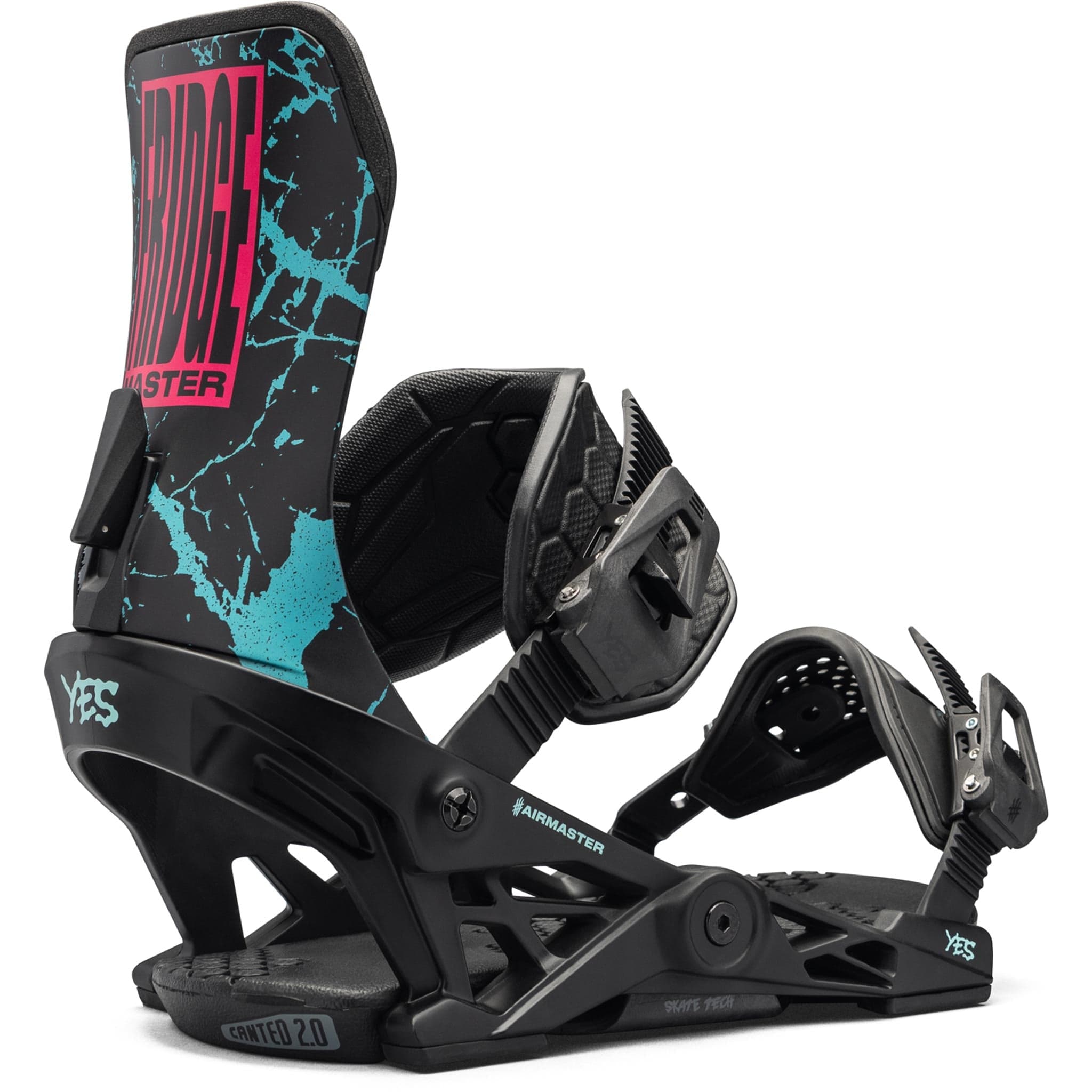 Yes Airmaster Fridge Snowboard Binding Black 2025 Mens Bindings