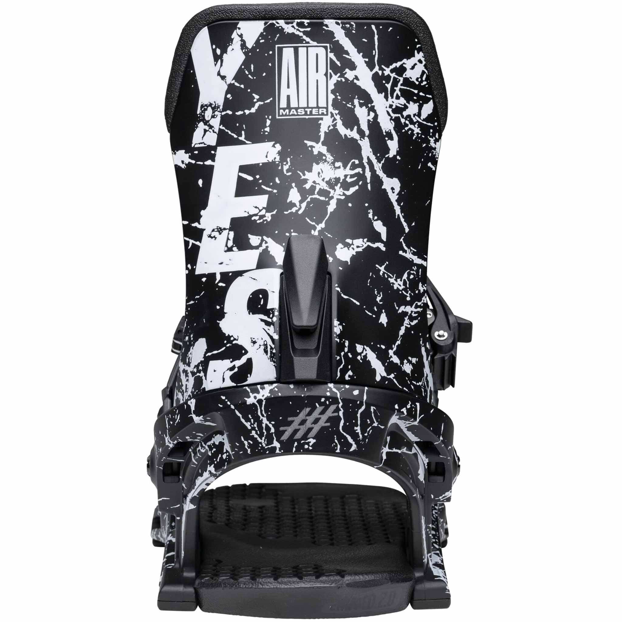 Yes Airmaster Snowboard Binding 2026 Splatter White – Sanction