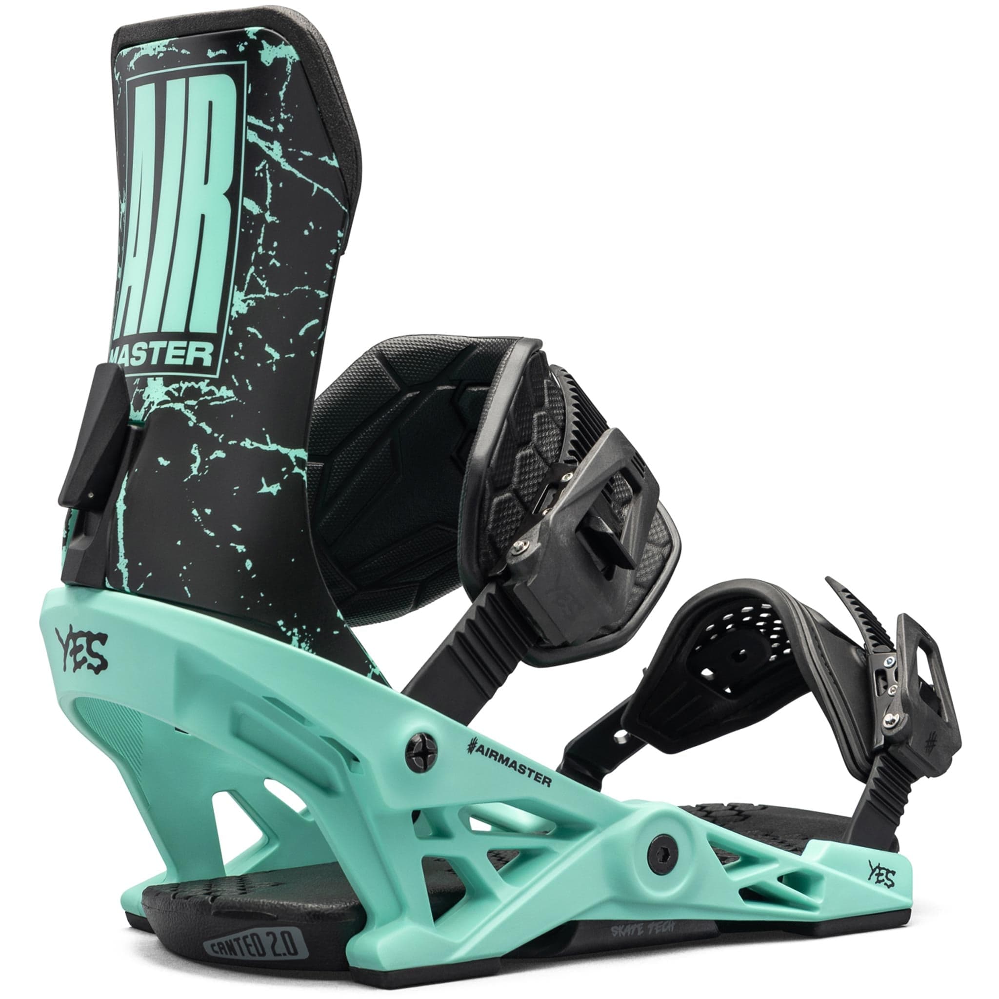 Yes Airmaster Snowboard Binding Black Blue 2025 Mens Bindings