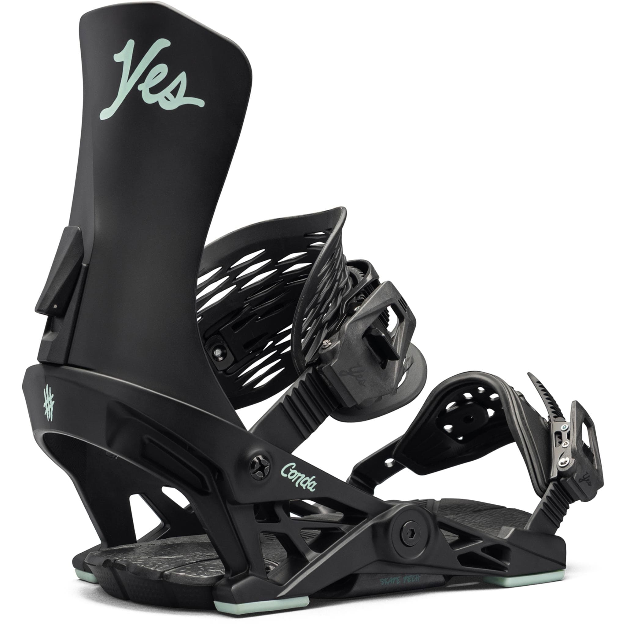 Yes Conda Snowboard Binding Black 2025 Women's Bindings