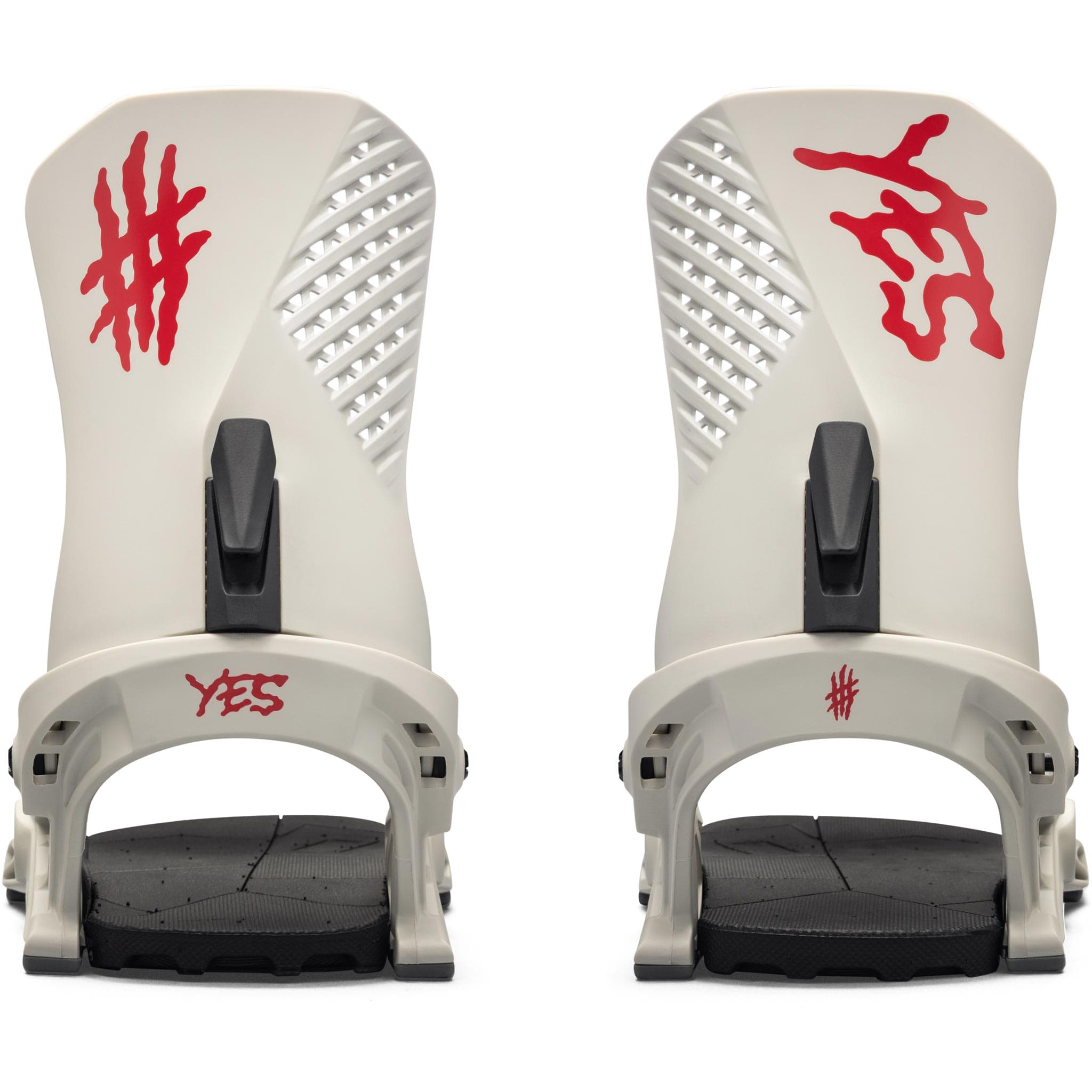 Yes Drive Snowboard Binding Gray Red 2025 Mens Bindings